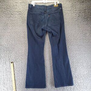 Levis Jeans Womens Size 14M Blue Vintage Flare Stretch Denim Classic Look